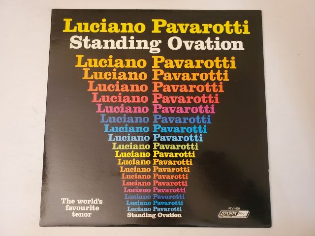 Luciano Pavarotti Standing Ovation vinyl record