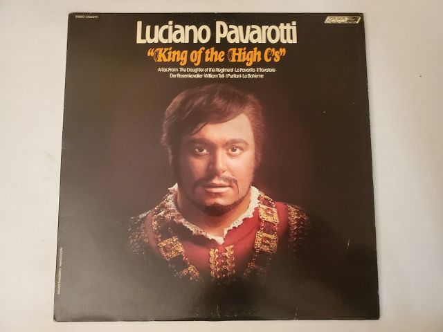 Luciano Pavarotti King of the High C's vinyl record