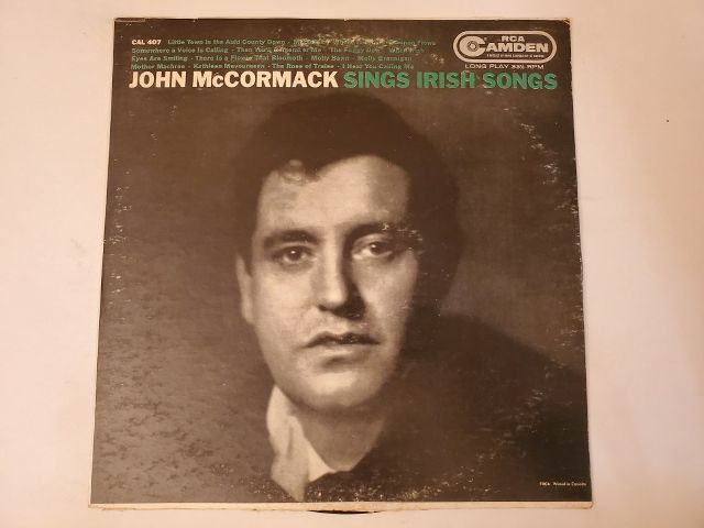 John McCormack Sings Irish Songs vinyl record