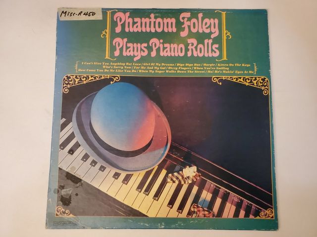 Phantom Foley Plays Piano Rolls vinyl record