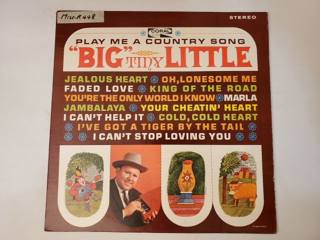 Big Tiny Little Play Me a Country Song vinyl record