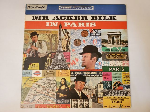 Mr Acker Bilk In Paris vinyl record
