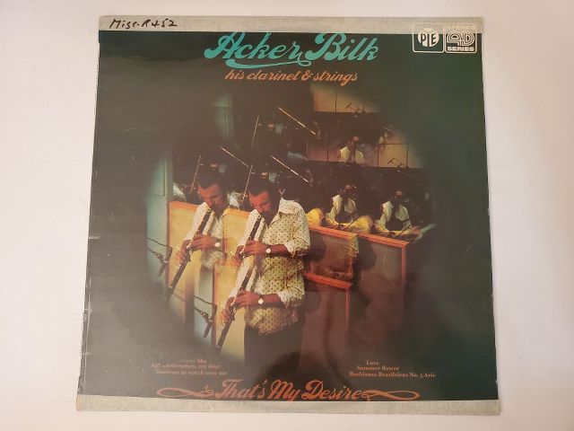 Acker Bilk That's My Desire vinyl record