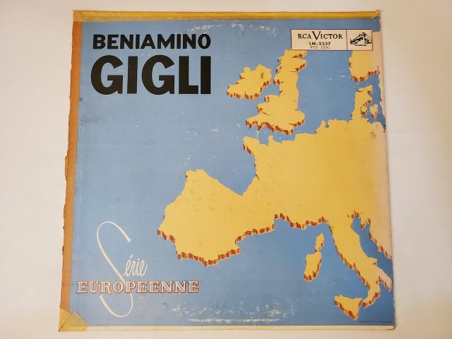 Beniamino Gigli S?rie Europ?enne vinyl record