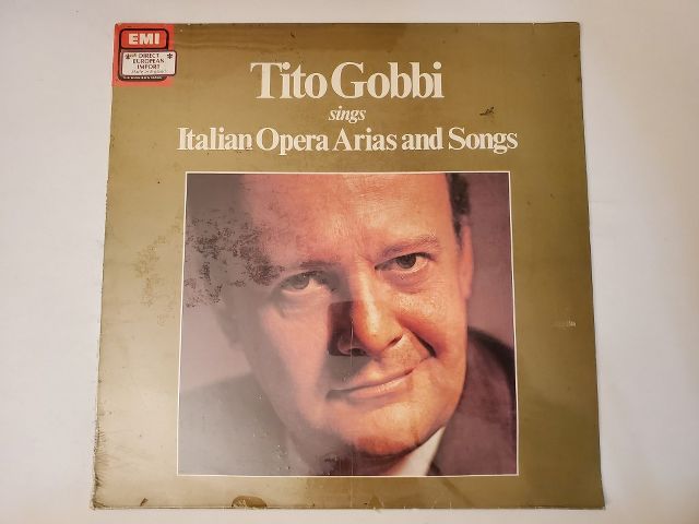 Tito Gobbi Italian Opera Arias and Songs vinyl record