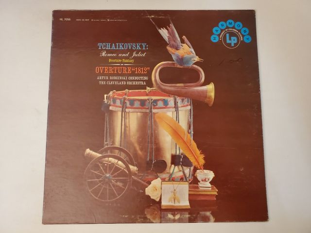 Artur Rodzinski conducting The Cleveland Orchestra Tchaikovsky: Romeo and Juliet Overture-Fantasy, Overture '1812' vinyl record
