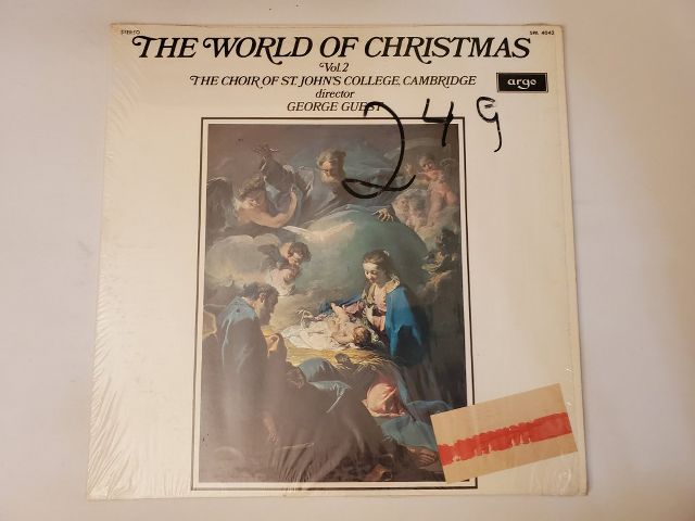 The Choir of St. John's College, Cambridge The World of Christmas Vol. 2 vinyl record