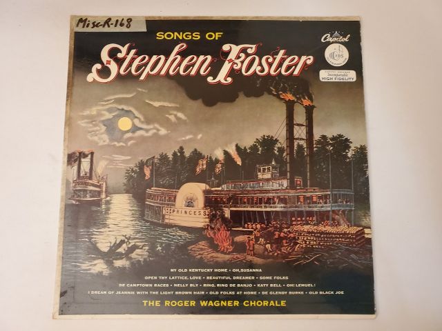 The Roger Wagner Chorale Songs of Stephen Foster vinyl record