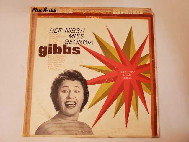 Georgia Gibbs Her Nibs!! Miss Georgia Gibbs vinyl record