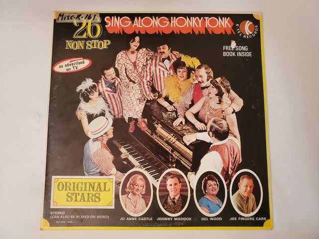 Various Artists Sing Along Honky Tonk vinyl record