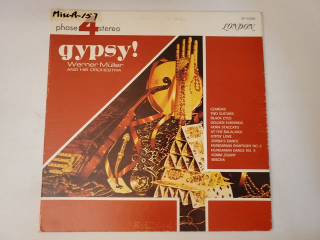 Werner Muller and his Orchestra Gypsy! vinyl record