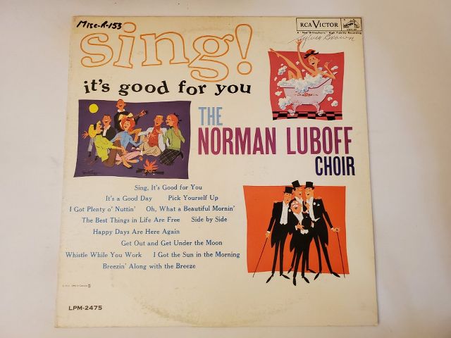 The Norman Luboff Choir Sing! It's Good for You vinyl record