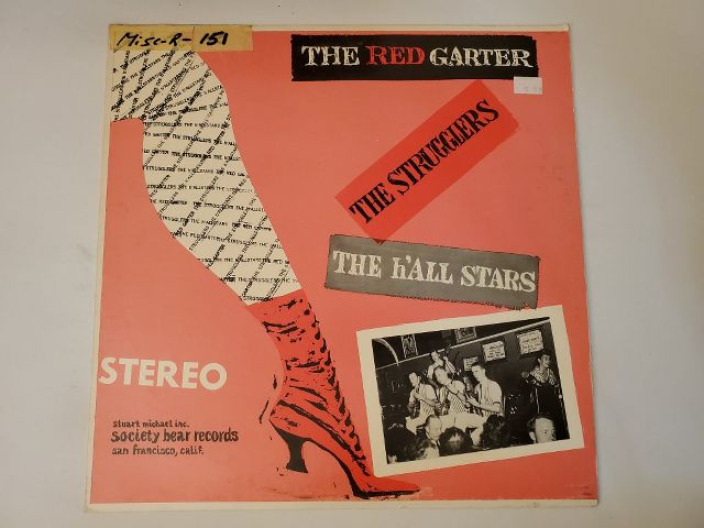 The Strugglers / The Hall Stars The Red Garter vinyl record
