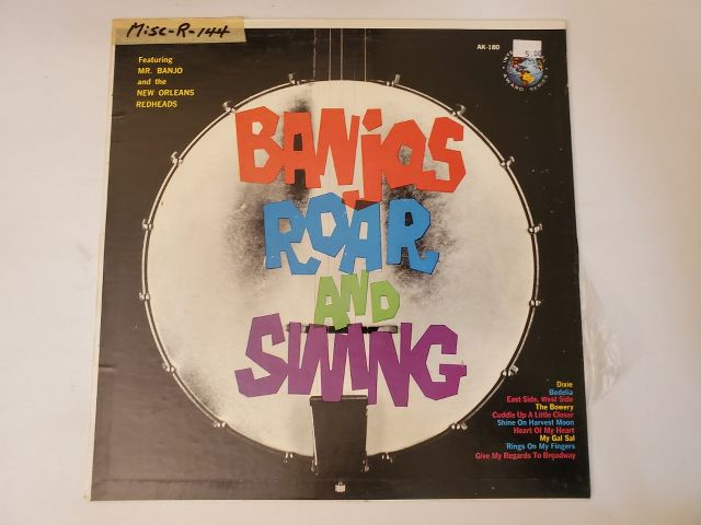 Mr. Banjo and the New Orleans Redheads Banjos Roar and Swing vinyl record
