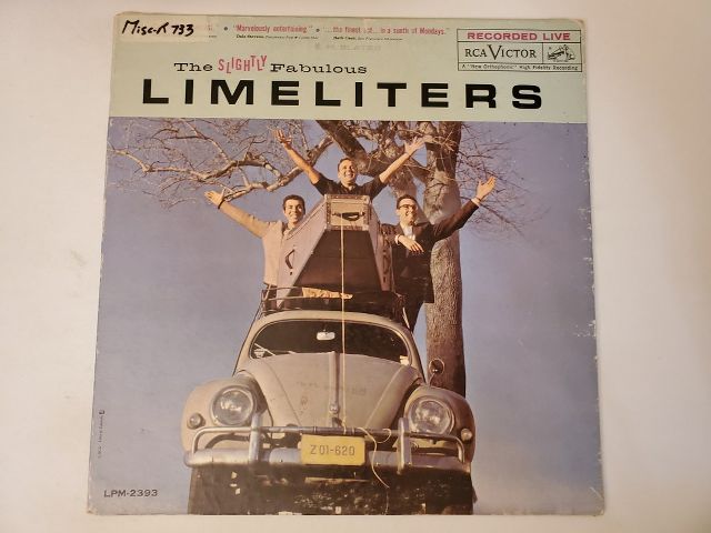 The Limeliters The Slightly Fabulous Limeliters vinyl record