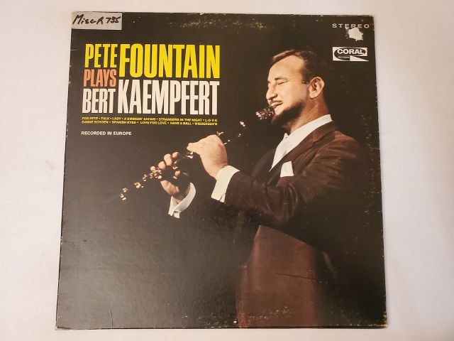 Pete Fountain Pete Fountain Plays Bert Kaempfert vinyl record