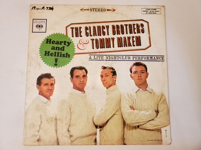 The Clancy Brothers & Tommy Makem Hearty and Hellish vinyl record