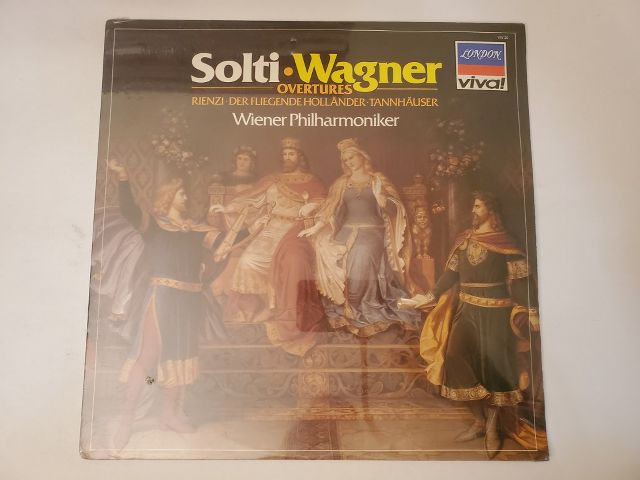 Georg Solti, Wiener Philharmoniker Wagner Overtures: Rienzi, Der Fliegende Holl?nder, Tannh?user vinyl record