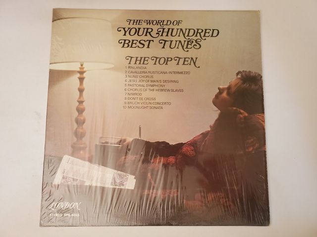 Various Artists The World of Your Hundred Best Tunes: The Top Ten vinyl record