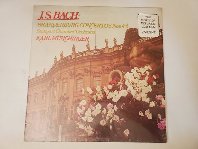 J.S. Bach Brandenburg Concertos Nos. 4-6 vinyl record