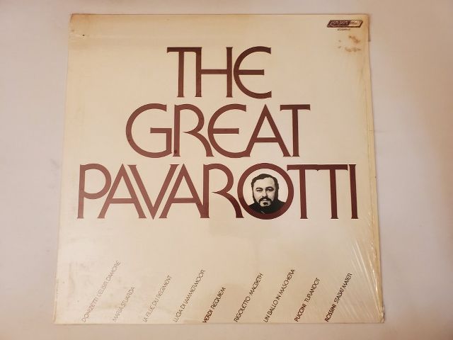 Luciano Pavarotti The Great Pavarotti vinyl record