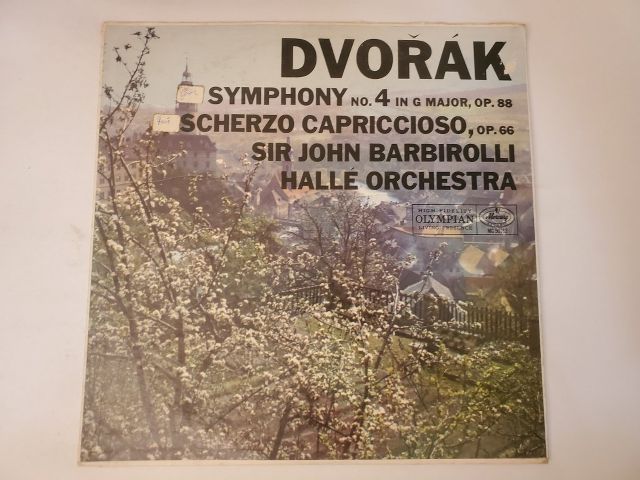 Sir John Barbirolli, Hall? Orchestra Dvo??k: Symphony No. 4 in G Major, Op. 88 / Scherzo Capriccioso, Op. 66 vinyl record