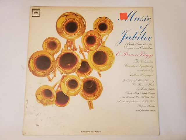 E. Power Biggs Music of Jubilee vinyl record