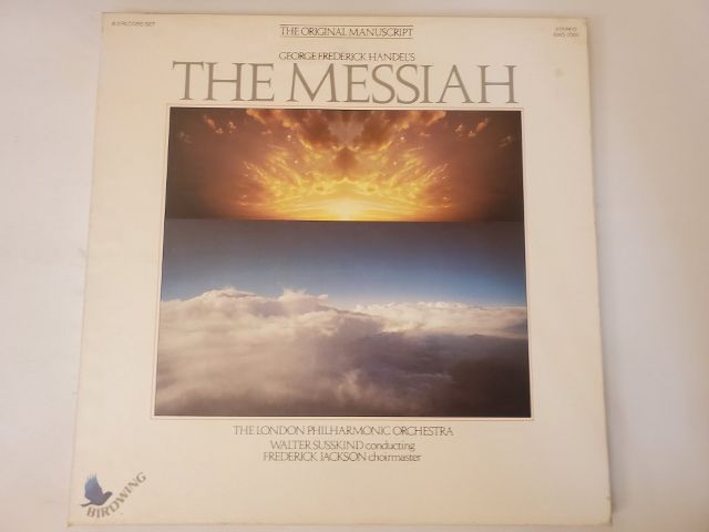 George Frederick Handel The Messiah vinyl record