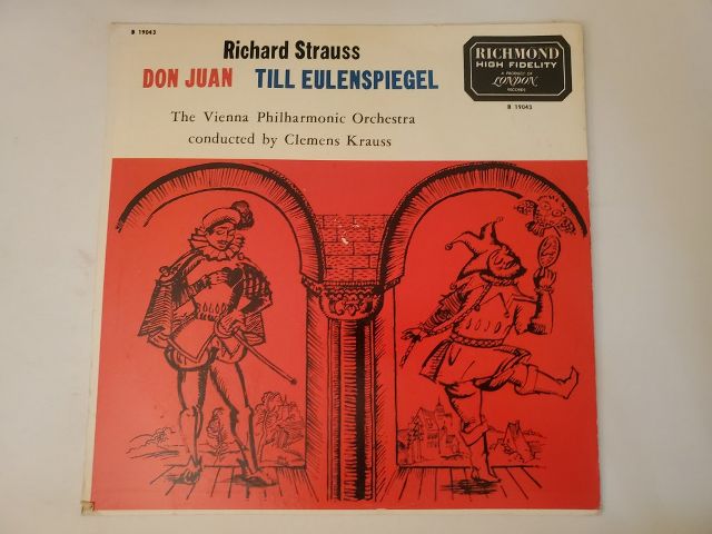 Richard Strauss Don Juan / Till Eulenspiegel vinyl record