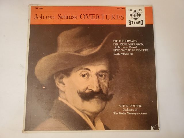 Artur Rother, Orchestra of The Berlin Municipal Opera Johann Strauss Overtures vinyl record