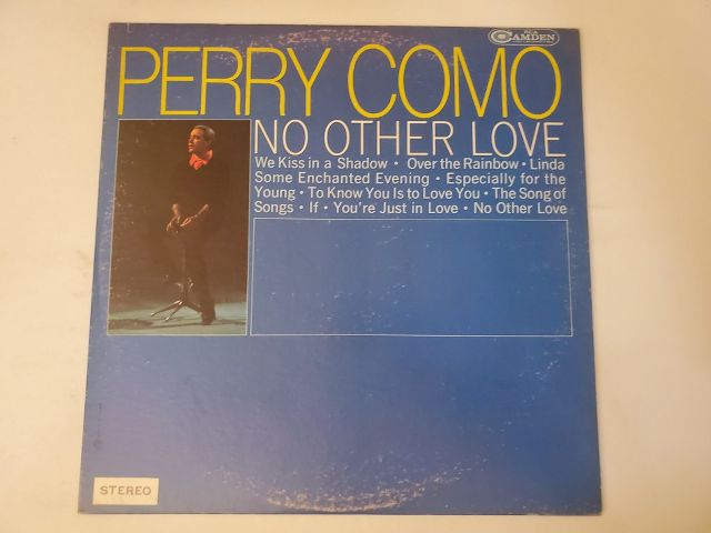 Perry Como No Other Love vinyl record