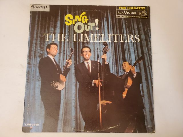 The Limeliters Sing Out! vinyl record