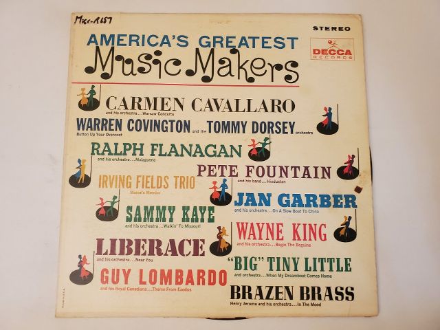 Various Artists America's Greatest Music Makers vinyl record
