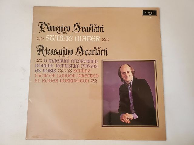 Domenico Scarlatti, Alessandro Scarlatti Stabat Mater vinyl record