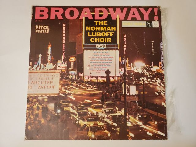 The Norman Luboff Choir Broadway! vinyl record