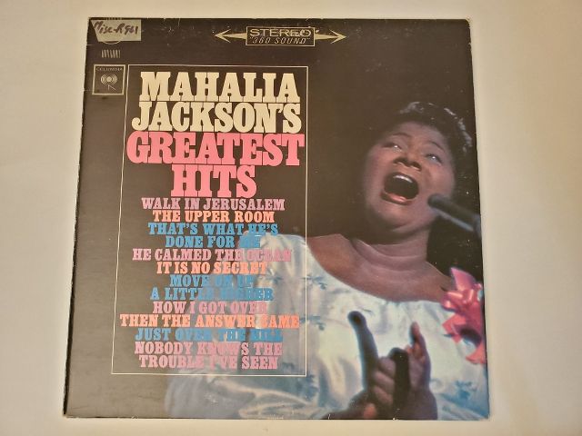 Mahalia Jackson Greatest Hits vinyl record