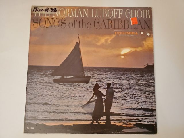 The Norman Luboff Choir Songs of the Caribbean vinyl record