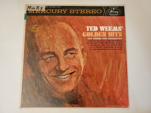 Ted Weems and Orchestra Ted Weems' Golden Hits vinyl record
