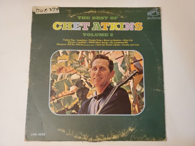 Chet Atkins The Best of Chet Atkins Volume 2 vinyl record