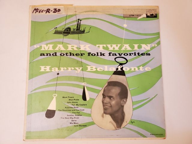 Harry Belafonte Mark Twain and Other Folk Favorites vinyl record