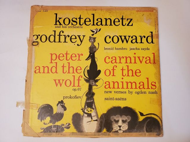 Andre Kostelanetz and his Orchestra Peter and the Wolf / Carnival of the Animals vinyl record