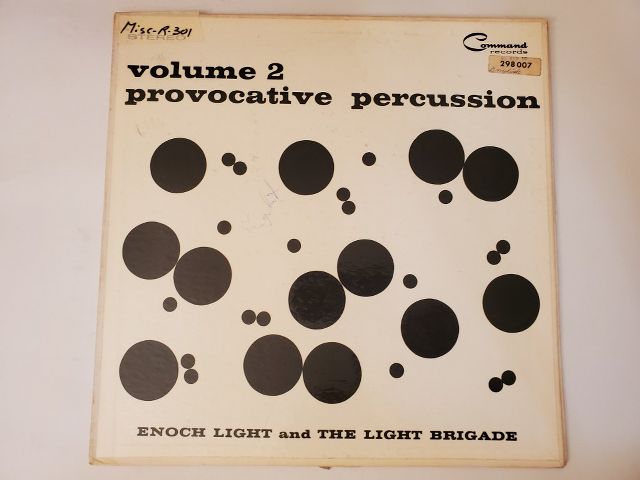 Enoch Light and the Light Brigade Volume 2: Provocative Percussion vinyl record