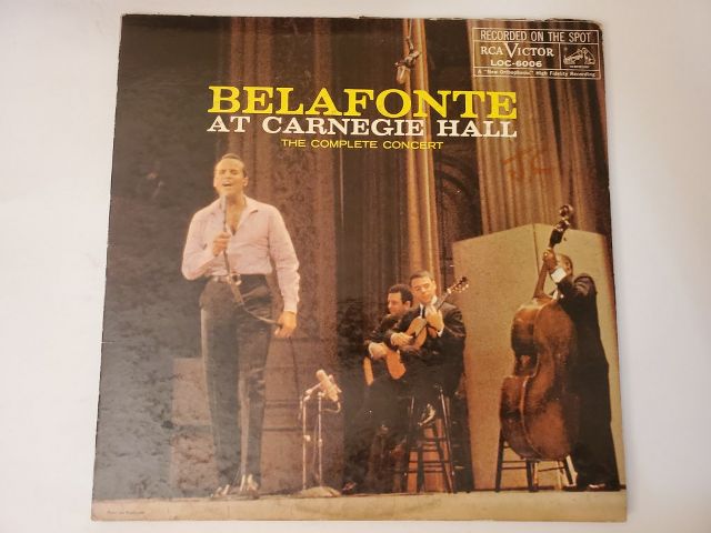 Harry Belafonte Belafonte at Carnegie Hall vinyl record