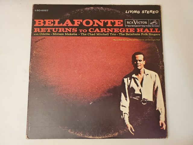 Harry Belafonte Belafonte Returns to Carnegie Hall vinyl record