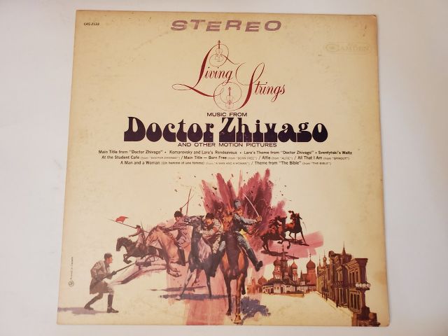 Living Strings Music from Doctor Zhivago and Other Motion Pictures vinyl record