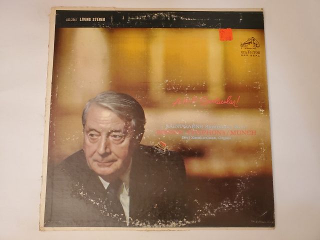 Boston Symphony Orchestra / Charles Munch Saint-Sa?ns: Symphony No. 3 vinyl record