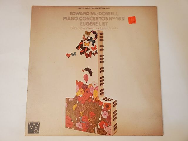 Eugene List Edward MacDowell Piano Concertos Nos 1 & 2 vinyl record