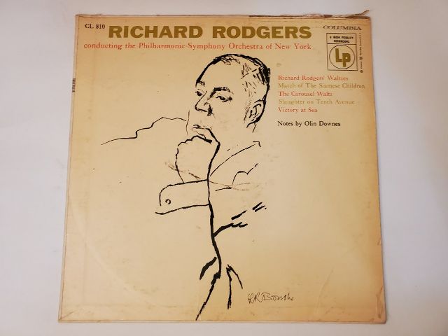 Richard Rodgers Richard Rodgers conducting the Philharmonic-Symphony Orchestra of New York vinyl record
