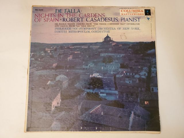 Robert Casadesus Nights in the Gardens of Spain vinyl record