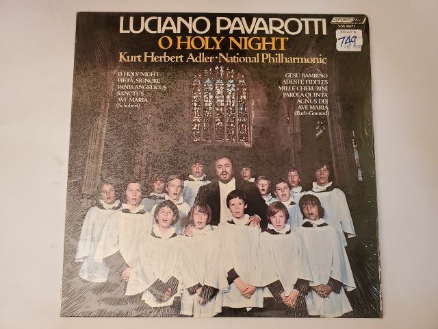 Luciano Pavarotti O Holy Night vinyl record